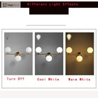 Nordic Gold Wall Lamp With Glass Orb Shade - Elegant Lighting For Bathroom Bedside Hotel Aisle And