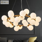 Nordic White Glass Ball Pendant Lamp - Versatile Lighting For Living Rooms Bedrooms Kitchens And