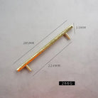 Nordic Handmade Brass Hammered Cabinet Handles – High-End Pulls for Drawers Wardrobes and Kitchen Furniture Hammer