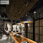 Nordic Retro Industrial Black Ceiling Pendant Lamp - Perfect For Restaurant Dining Table And Bar