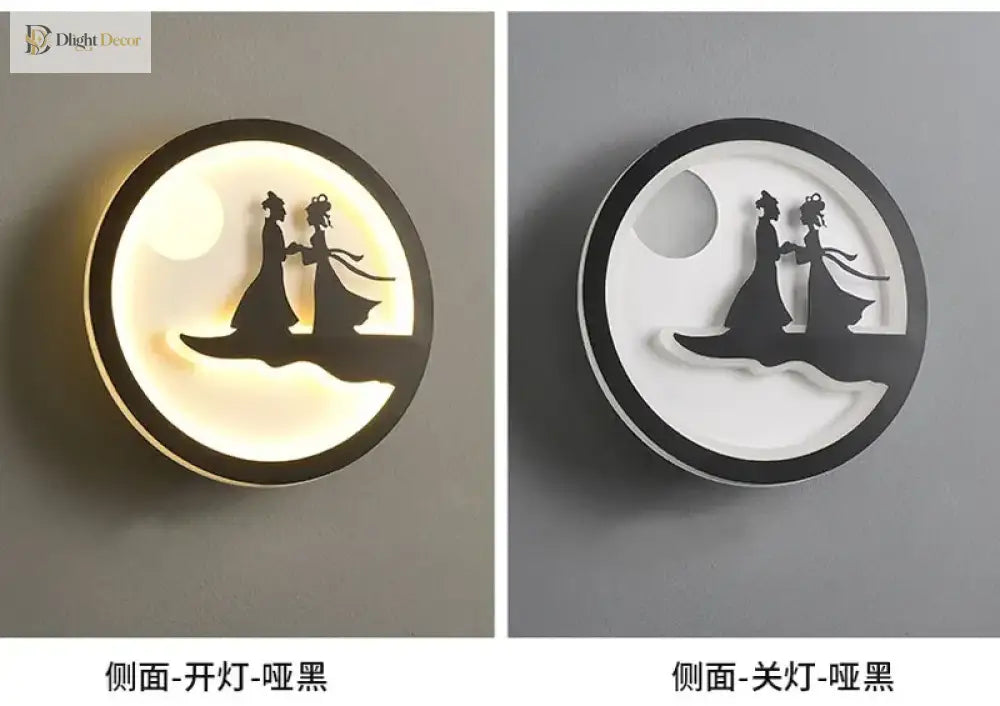 Dlight Decor Nordic Character Glow Wall Lamp Wall Art