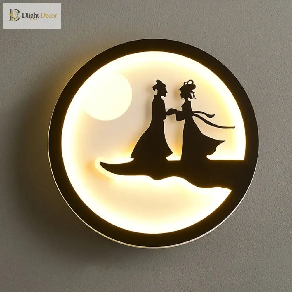 Dlight Decor Nordic Character Glow Wall Lamp Wall Art