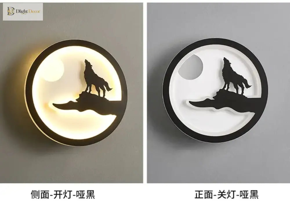 Dlight Decor Nordic Character Glow Wall Lamp Wall Art