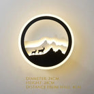 Dlight Decor Nordic Character Glow Wall Lamp 5 / 24X24X4 / 5500-7000K|18-25W Wall Art