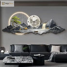 Dlight Decor Nordic Silent LED Wall Clock Light Wall Art
