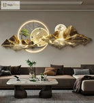 Dlight Decor Nordic Silent LED Wall Clock Light Wall Art