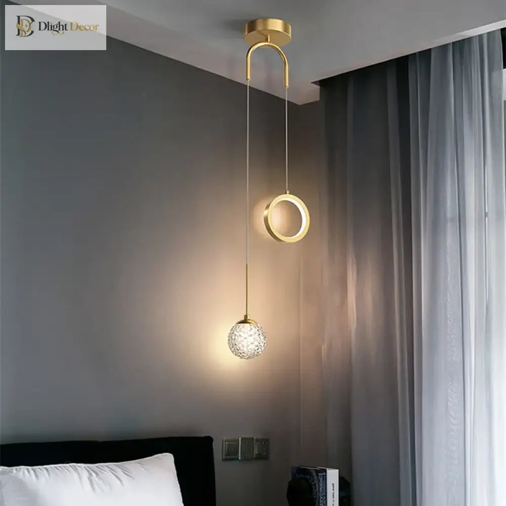Modern Minimalist Starry Bedside Chandelier - Creative Nordic Art Lamp For Light Luxury Bedrooms