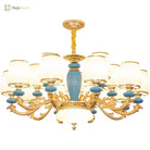 Modern Nordic Ceramic Crystal Chandelier - A Minimalist Lighting Fixture For Living Rooms Dining