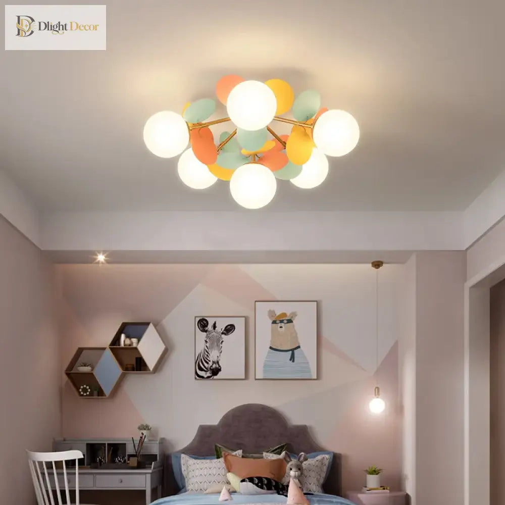 Nordic Kids Bedroom Ceiling Lamp - Modern Light For Nursery Decor Ceiling Light