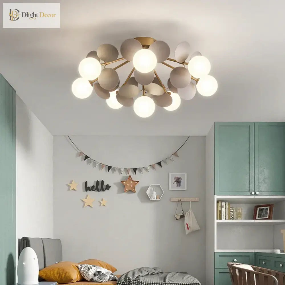 Nordic Kids Bedroom Ceiling Lamp - Modern Light For Nursery Decor Ceiling Light