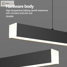 Creative Nordic Word Long Dining Table Lamp - Modern Chandelier For Rooms Bars And Offices Pendant