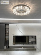 Simple Modern Clean Crystal Ceiling Lamp - New Design Light Luxury For Living Rooms And Bedrooms
