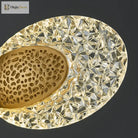 Nordic Post - Modern Light Luxury Glass Art Chandelier - Personalized Elegance For Duplex Buildings