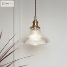 Nordic Style Copper Pendant Light Fixtures - Modern Glass Hanging Lamp For Kitchen Dining And