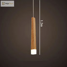 Modern Wooden Stick Pendant Light - Nordic Elegance For Kitchen And Living Room Decor Lights