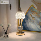 New Metal Crystal Acrylic Table Lamp - Retro Nordic Bedroom Bedside Decorative Night Light