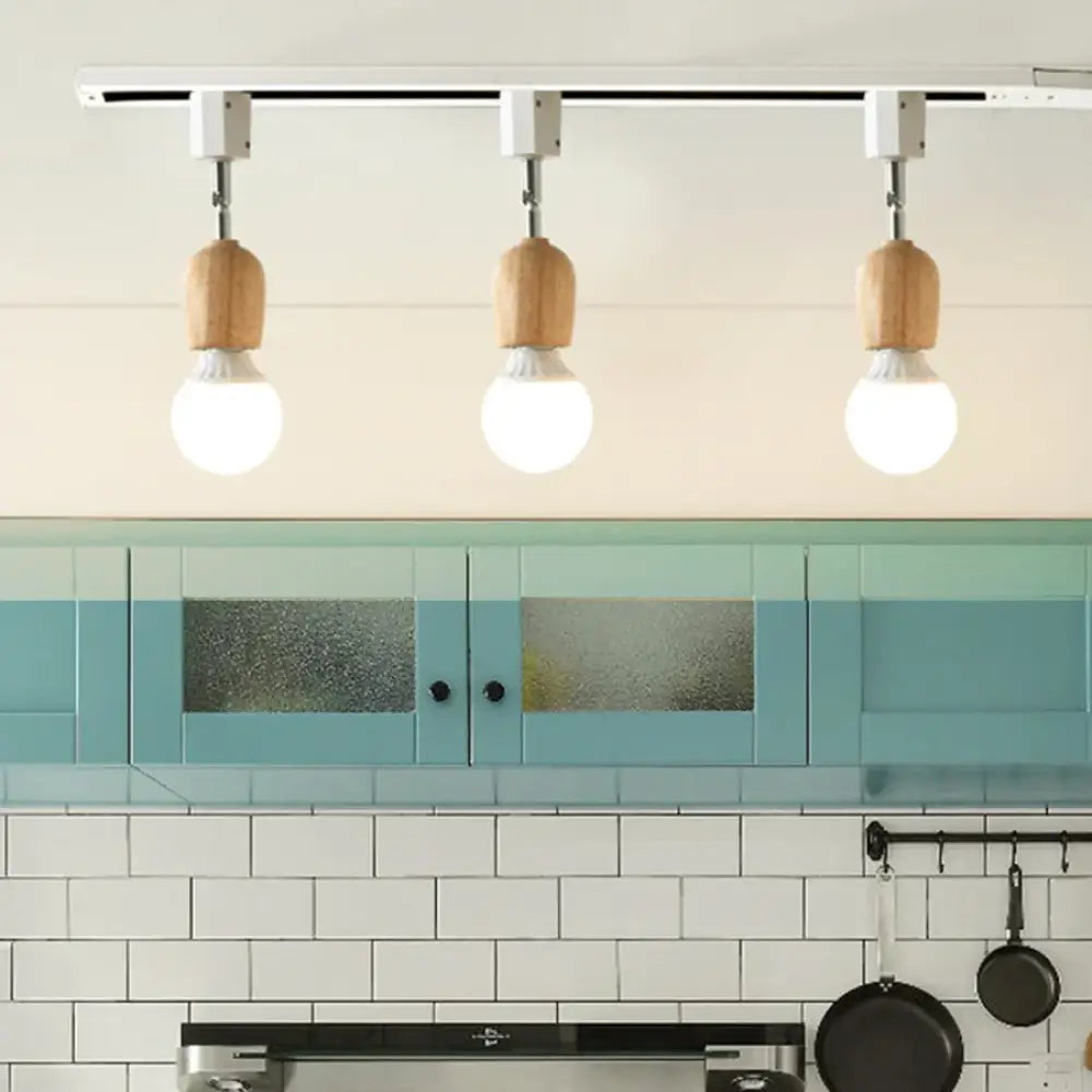 Nordic Rail Track Ceiling Spotlight for Cafes Stores and Restaurants ceiling light