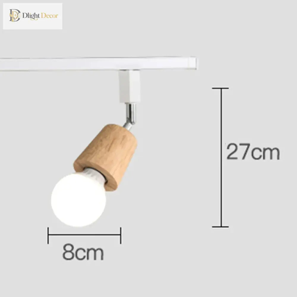 Nordic Rail Track Ceiling Spotlight for Cafes Stores and Restaurants ceiling light