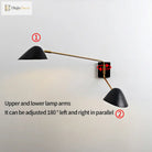 Nordic Light Luxury Double - Headed Wall Lamp Enhance Your Bedroom Or Living Room With Artistic