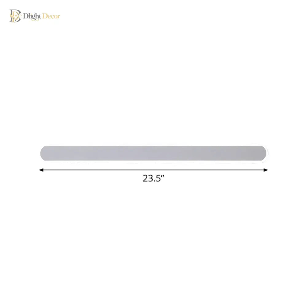 Modern Elegance Meets Warmth: Oblong Led Vanity Mirror Light
