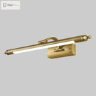 Olivia’s Modern Brass Led Vanity Light: Elevate Your Bathroom In Style