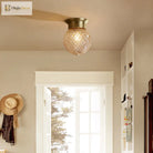 Olivia’s Modern Gold Flush Mount Light