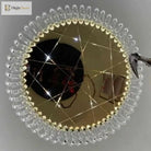 Olivia’s Art Deco Crystal Glass Led Chandelier Chandelier