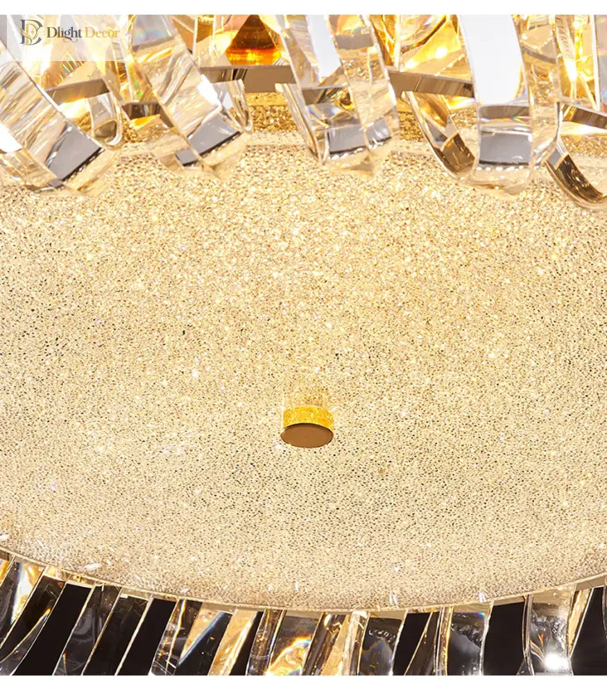 Olivia’s Art Deco Crystal Glass Led Chandelier Chandelier