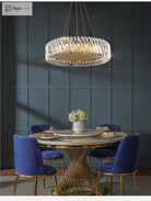 Olivia’s Art Deco Crystal Glass Led Chandelier Chandelier