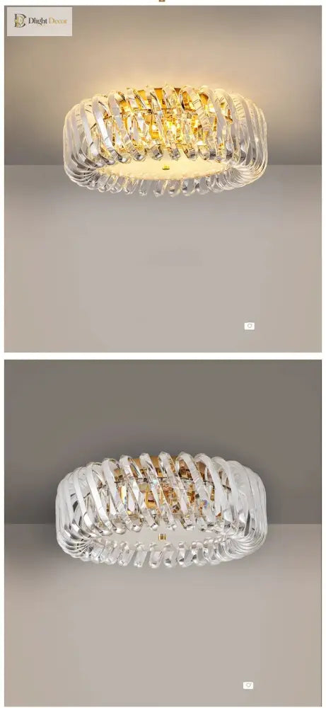 Olivia’s Art Deco Crystal Glass Led Chandelier Chandelier