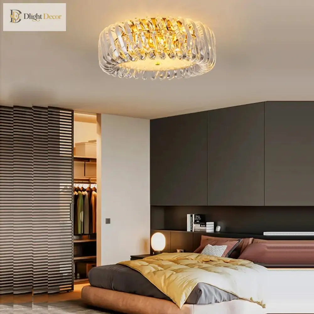 Olivia’s Art Deco Crystal Glass Led Chandelier Chandelier