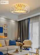 Olivia’s Art Deco Crystal Glass Led Chandelier Chandelier
