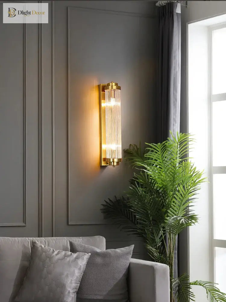 Olivia - Luxury Wall Lamp Golden And Black Bedside Modern Led Wall Lamp