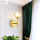 Olivia - All Copper Wall Lamp Crystal Bedside Living Room Postmodern Minimalist Bathroom Bedroom