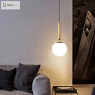 Modern Elegance Meets Warmth: Opal Glass Globe Pendant Light
