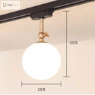 10W Nordic LED Track Light with G9 Glass Globe for Ceiling Spotlights ceiling light