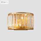 Payton Elegance Meets Prismatic Brilliance: The Gold Wall Lamp With Crystal Shade