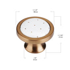 Pearl White Ceramic Cabinet Handles – Elegant Knobs for Wardrobes Drawers and Kitchen Furniture 257 Handles
