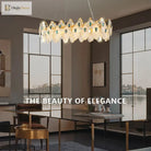 Petal - Shaped Ceiling Chandelier - A Unique Bedroom And Living Room Lighting Fixture Chandelier