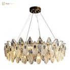 Petal - Shaped Ceiling Chandelier - A Unique Bedroom And Living Room Lighting Fixture Chandelier