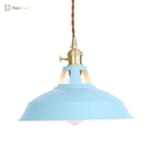 Peyton Nordic Barn Pendant Light (Pink/Blue/Green)