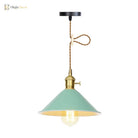 Peyton Nordic Barn Pendant Light (Pink/Blue/Green)
