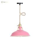 Peyton Nordic Barn Pendant Light (Pink/Blue/Green)