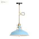 Peyton Nordic Barn Pendant Light (Pink/Blue/Green)