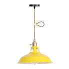 Peyton Nordic Barn Pendant Light (Pink/Blue/Green) Yellow / B