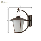 Piper Industrial Wall Sconce: Vintage Charm With Modern Versatility (Black/Brass)
