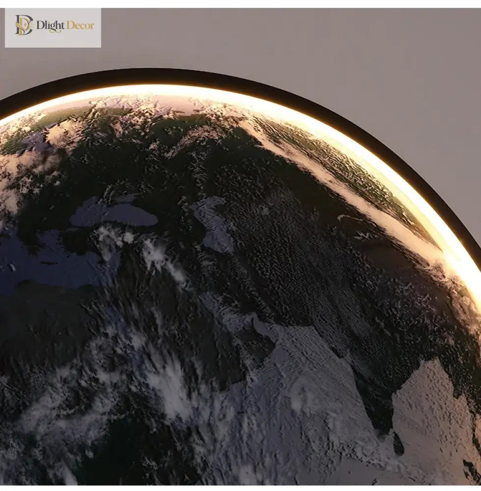 Dlight Decor Planet Mural Wall Light for Interiors Wall Art