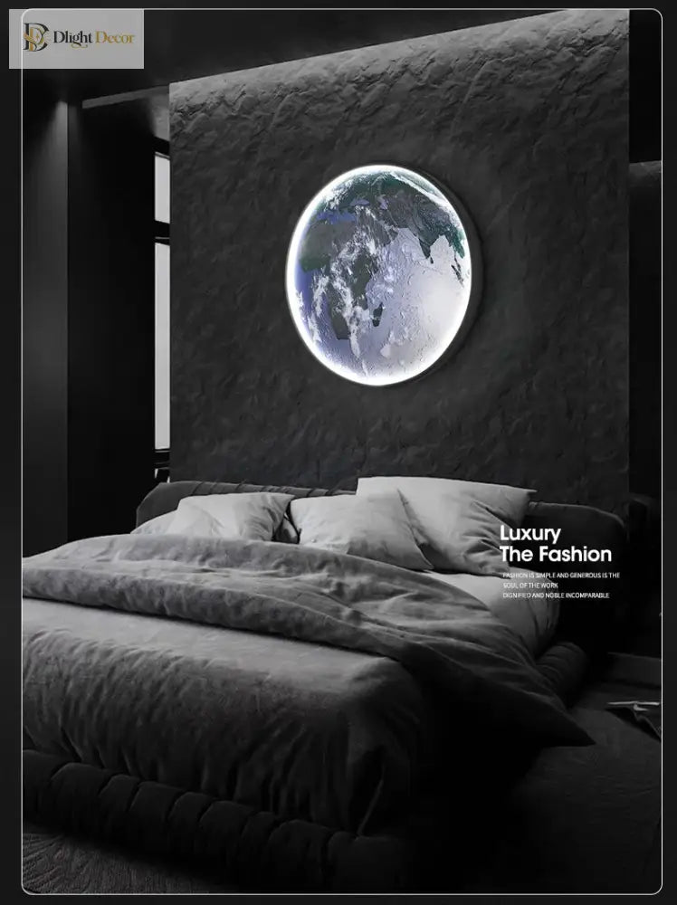 Dlight Decor Planet Mural Wall Light for Interiors Wall Art