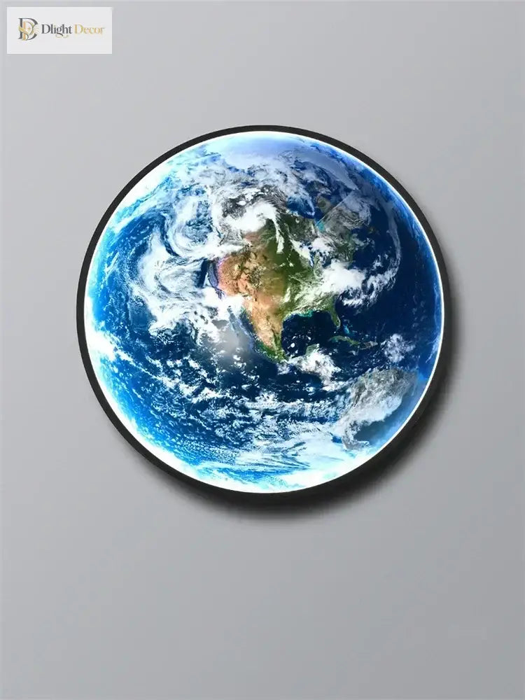 Dlight Decor Planet Mural Wall Light for Interiors Wall Art