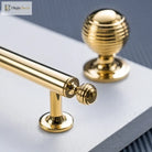 Polished Brass Cabinet Handles – PVD Gold and Chrome Wardrobe Knobs and Drawer Pulls Handles